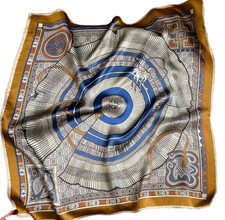 100 Silk Mulberry Square totem Print Shawl Scarf 65X65cm Bandanna Wrap new