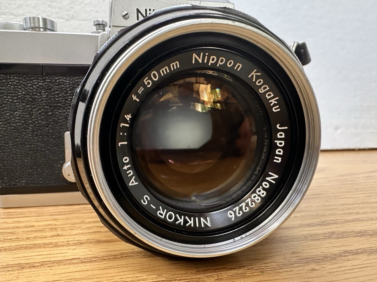 NIKON NIKKORMAT FTN 35mm Camera W/ Lens Nikon NIKKOR 50mm F1.4