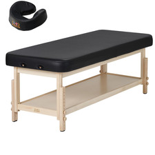 Harvey Comfort 30" Adjustable Wooden Massage Table for Spa Therapy Use
