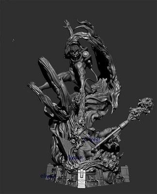 Pyro 1/8 Figure Unpainted GK Model 3D Printed Unassembled Blank Resin Kits H45cm