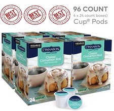 Cinnabon Classic Cinnamon Roll, Light Roast Coffee K-Cup Pods, 96 ct.