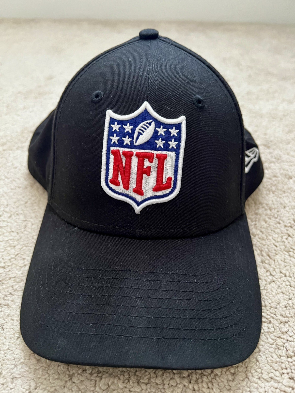 New Era 9Forty Adjustable Black Hat - One Size Fits Most