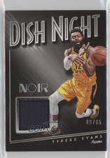2018-19 Panini Noir Dish Night Memorabilia /65 Tyreke Evans #DN-TEV 5l1