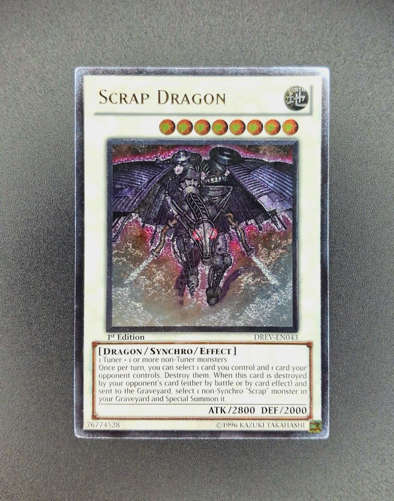 Scrap Dragon DREV-EN043 YuGiOh Duelist Revolution trading card — raw and PSA graded price guide