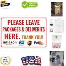 Please Leave Packages Deliveries Here - Delivery Sign for Outdoor Use 12"  8...