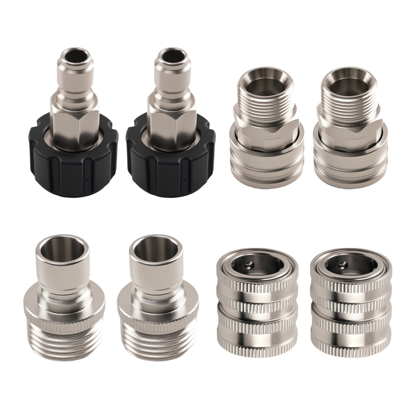 8PC Pressure Washer Adapter Quick Connect Kit for M22 14mm G