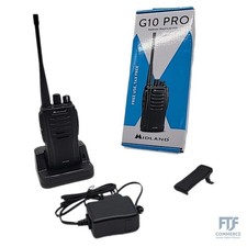 Midland G10 PRO Wiederaufladbares Walkie-Talkie, Professionelles Funkgerät mit 3
