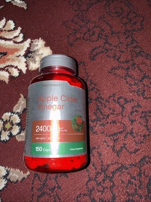 Apple Cider Vinegar Capsules 2400mg 150 Count Non-GMO by Horbaach Gluten Free