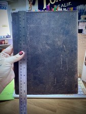 Leather Journal Cover 8.25  X 10.25  Fits Moleskine XL or 7.5  X 9.75  Notebook