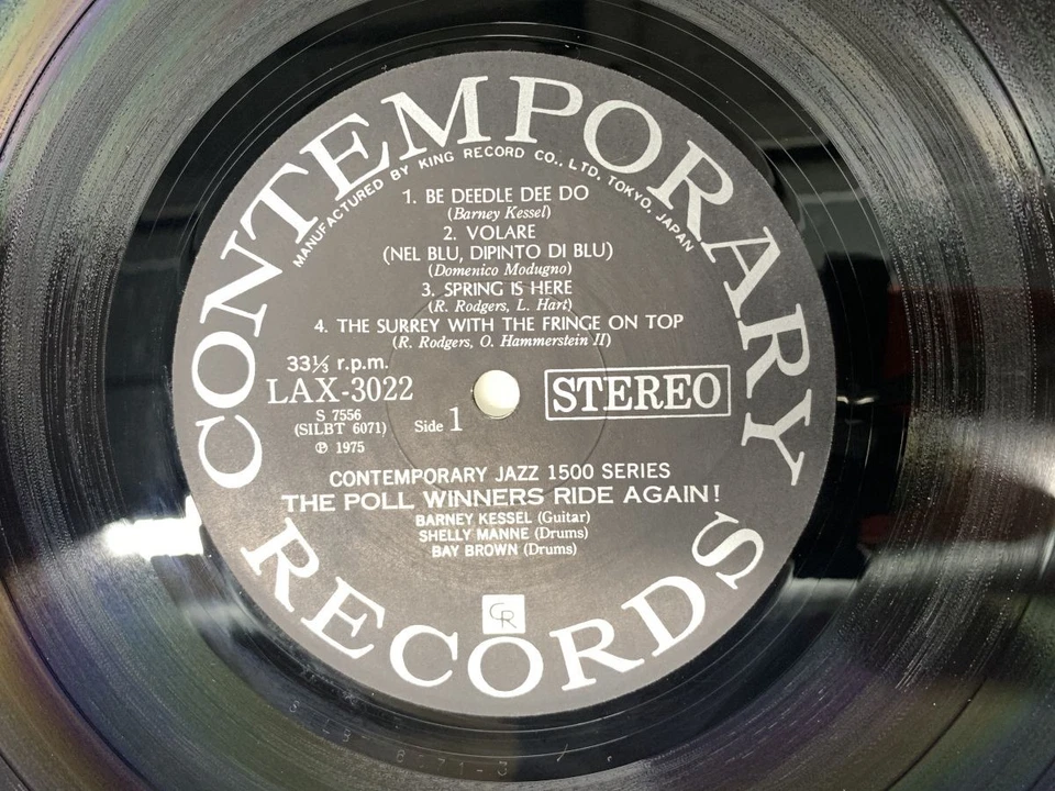 The Poll Winners Ride Again! Japan LP [64086ER] - Image 2 of 2