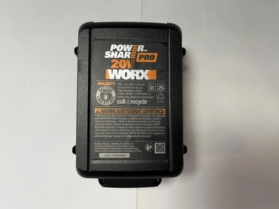 WORX WA3571 20V Power Share PRO 5.0AH High Capacity Battery