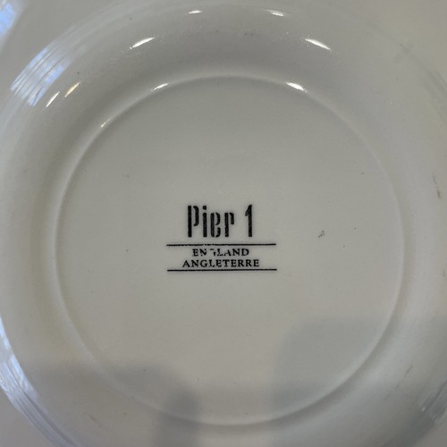 Pier 1 / Churchill Hydrangea Salad Plates 6 And 3/4 Inch, Lot Of 2 - Foto 5 di 5