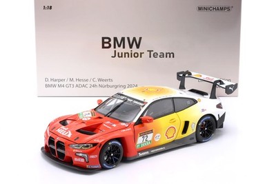 BMW M4 GT3 #72 3rd 24h N�rburgring 2024 Harper, Hesse, Weerts 1:18 Minichamps