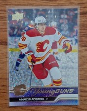 2023 24 Upper Deck Martin Pospisil Young Guns Rainbow Speckled Gold Foil SP #713