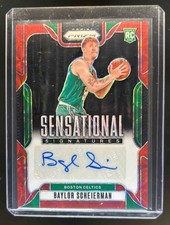 2024-25 Prizm Baylor Scheierman Sensational Signatures RC Choice Auto #SS-BSC