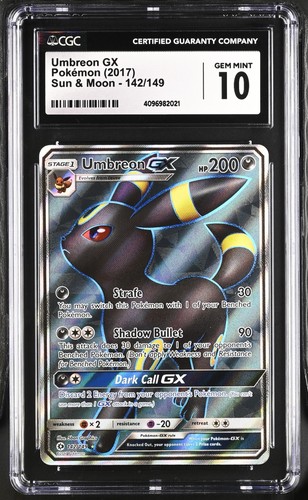 Umbreon-GX graded CGC 10 for sale on eBay
