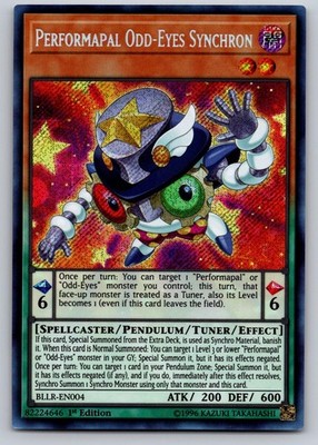 Performapal Odd-Eyes Synchron BLLR-EN004 Light's Revenge YGO: 1st Ed LP