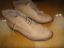 tolle  Übergangs Leder Stiefeletten Gr. 42  ...