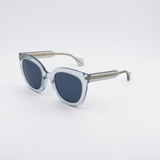 Gucci GG0564S 003 Light Blue/Blue 51-26-145 Sunglasses New Authentic