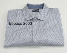 DKNY Men's Regular Fit Stretch Dress Shirt, Light Blue, Size XXL