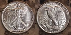 1942 50c walking Liberty Half Dollar CHOICE BU! 90% Silver RB6748