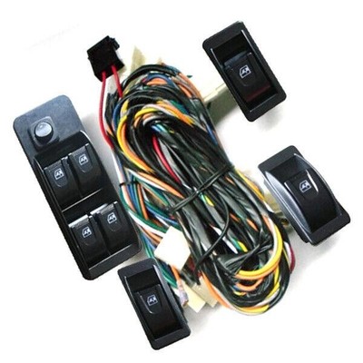 Universal Electric Window Rocker Switch Wire Harness Kit