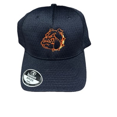 Richardson 195 R Flex Hat S/M Bulldog Logo Baseball Cap Navy NWT