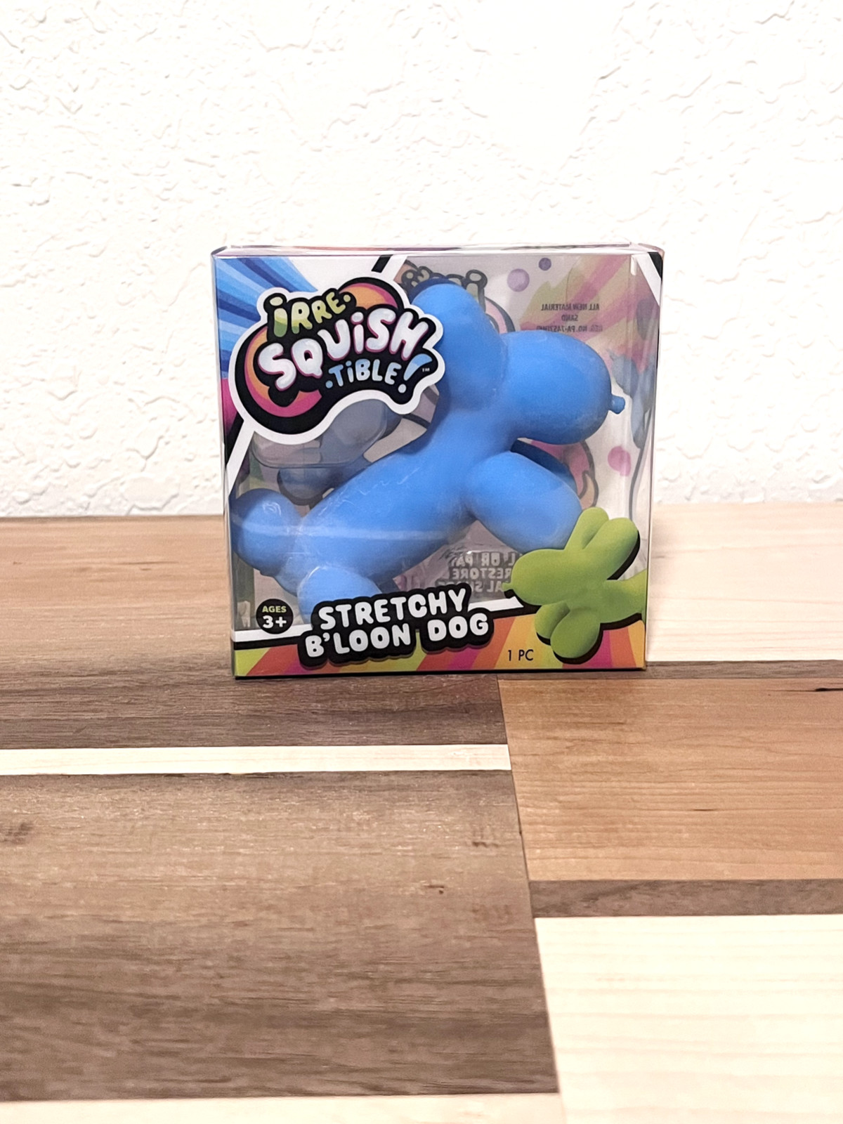 Ja-Ru Squishy Stretchy Balloon Dog Stress Relief Toy Blue, Green, Or Orange!
