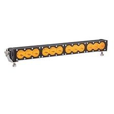 Offroad 20" Single Row LED Light Bar, Amber 20" Amber Spot/Driving Combo Beam