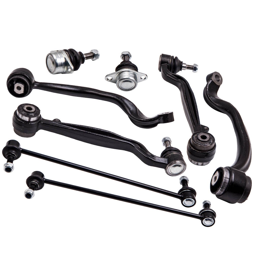 8x Front Control Arm Ball Joints Sway Bar Kit for Land Rover Range Rover 2003-11