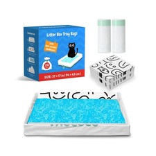 20 Pack Cat Litter Bags, Compatible with PetSafe Scoopfree Crystal ... Fast Ship