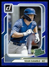 SEAN GAMBLE 2026 Panini Donruss BLUE 18/149 #108 KANSAS CITY ROYALS