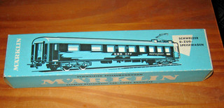 Märklin 4068 Schweizer D Zug Speisewagen Leerkarton Rarität sehr gut