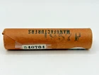 1957-P OLD BANK WRAP ROLL BU UNCIRCULATED LINCOLN WHEAT CENT PENNIES