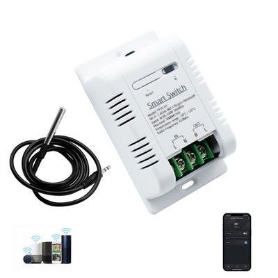 DE Temperaturregler Sensormodul Tuya App Wireless Remote 16A 3000 W Smart Switch