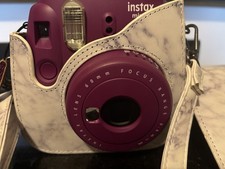 New Fujifilm Instax Mini 9 Instant Camera Limited Edition Purple with A Case