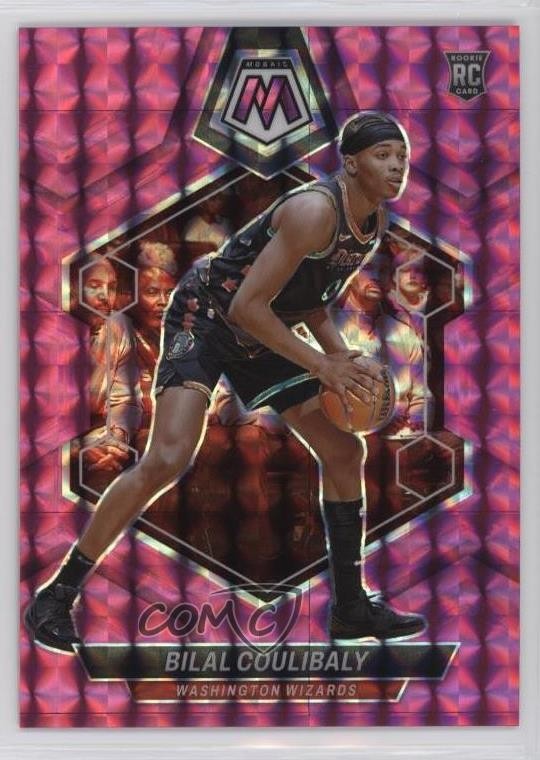 2023 Panini Mosaic Rookies Pink Prizm 97/149 Bilal Coulibaly #235 Rookie RC 18uk