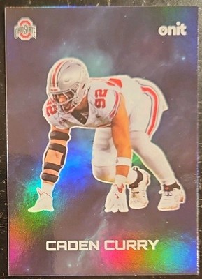 2025 Onit Athlete, Caden Curry, Galaxy insert G-4 Ohio State Buckeyes 