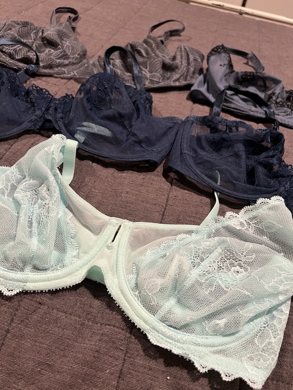 Laperla Studio 2 Huge Bra Lit 34D 34 D Sheer Cups SEXY NEW NWOT Lacy Lot Of 5