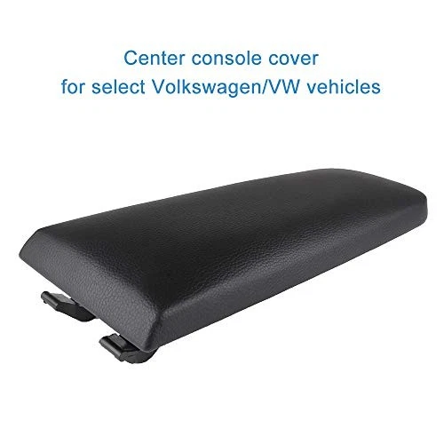 Center Console Armrest Cover for Volkswagen Jetta 1999-2009 Black Color Foto 2 de 4