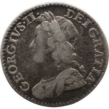 1746 4 Pence George II Silver Maundy Groat (MO4359-)