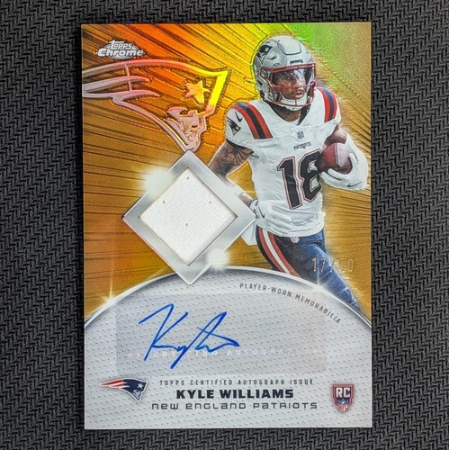 2025 Topps Chrome Kyle Williams Rookie Patch Autographs (RAW)