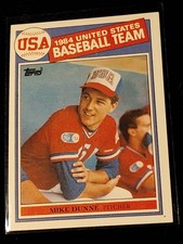 1985 Topps Baseball - #395 Mike Dunne - United States 1985 Olympic Baseball Team