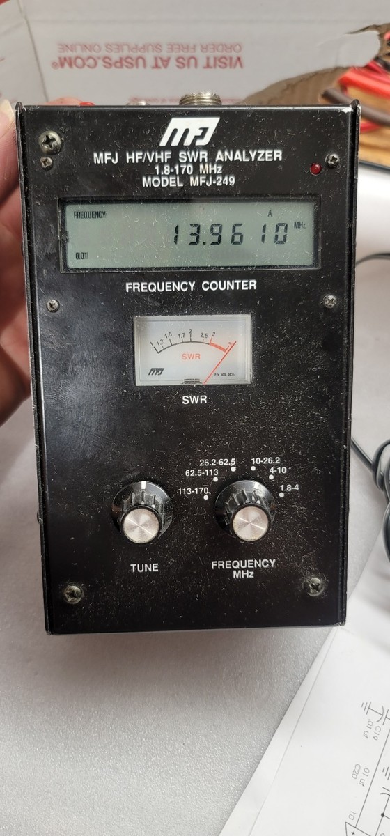 MFJ 249 HF VHF SWR ANALYZER | eBay
