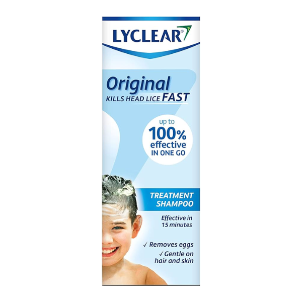 Lyclear Original Shampoo With Comb 200ml - Kills Head Lice and Nits