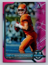 2021-22 Bowman University #45 Hank Bachmeier Chrome Pink