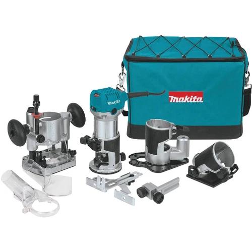 Makita 6.5-Amp 1.25   Router Kit RT0701CX3 Makita RT0701CX3 088381652889