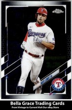 2021 Topps Chrome Update Nate Lowe #USC38 Texas Rangers MLB Baseball