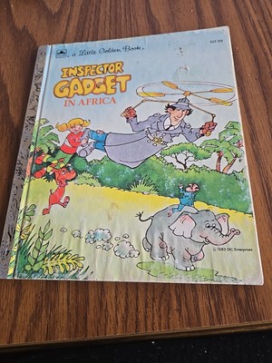Inspector Gadget in Africa by Sandra Beris  / A little Golden Book / 107-59