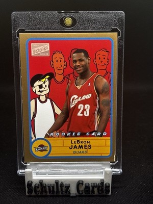 2003-04 Bazooka - LeBron James #276 Gold (RC)